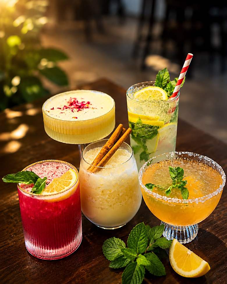 Cocktails and mocktails at Golden Sukhothai, Perth