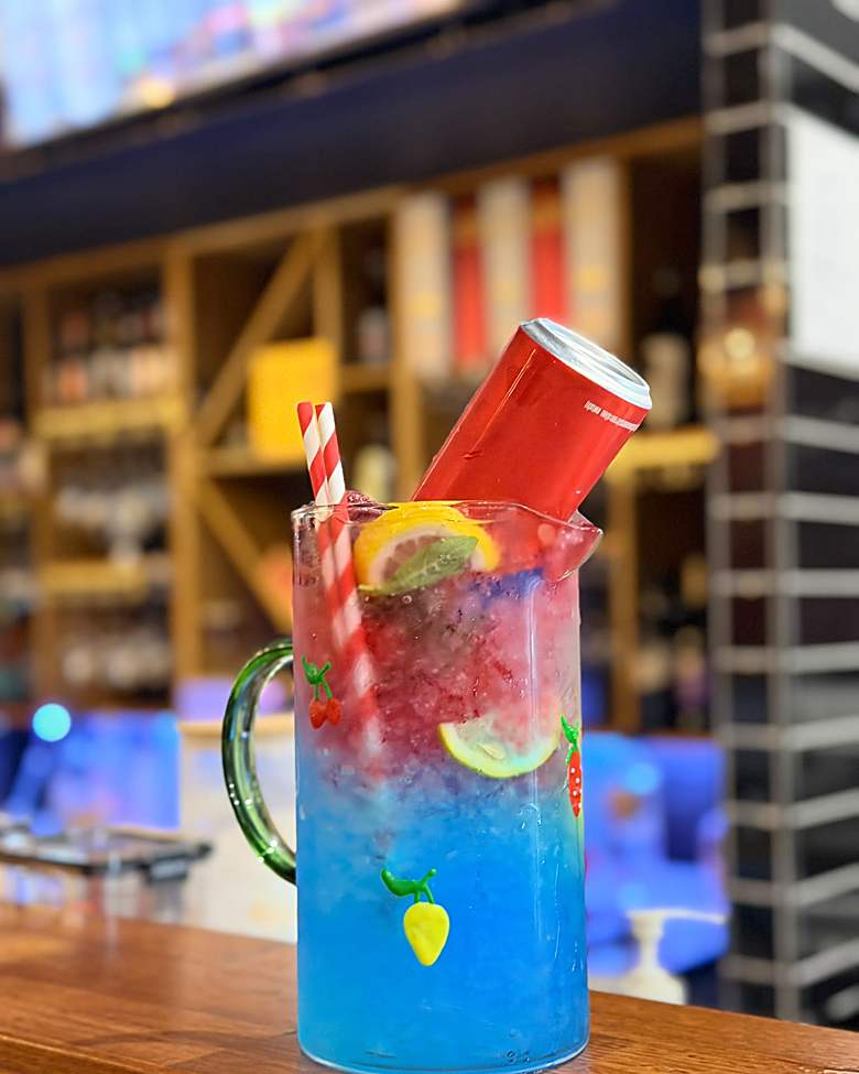 Signature share jug at the Golden Sukhothai bar